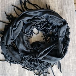 🌸Black Fringe Infinity Scarf🌸